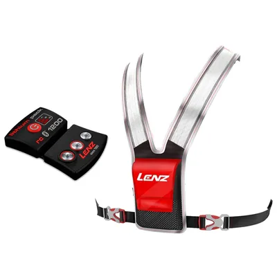 Image de Gilet de sécurité unisexe Lenz LED System 1.0 rcB 1200, rouge