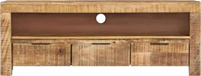 Produktbild von vidaXL TV-Schrank 110x30x40 cm Raues Mangoholz