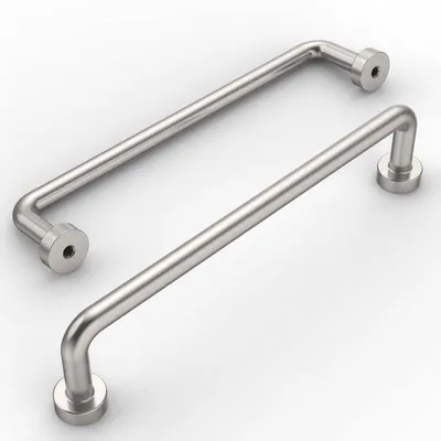 Zdjęcie produktu dla Ibenzoa® Zestaw 10 sztuk uchwytów do mebli, szczotkowane nikiel, stop cynku, rozstaw otworów 160 mm, w zestawie śruby 25/45 mm – do szafek i szuflad