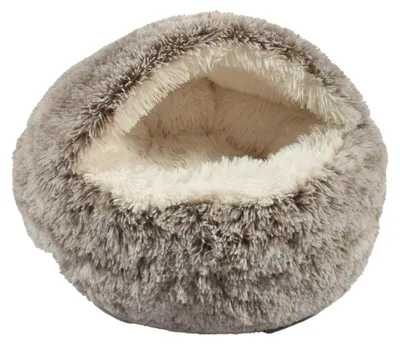 Produktbild von Bobby Poilu, extra weiches Katzenbett aus Plüsch, Kissen für Hunde und Katzen, m