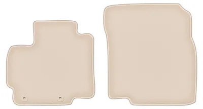 Produktbild von DURBAN Beige Velours-Fußmatten vorne für Mitsubishi Space Star II Schrägheck (2013-)