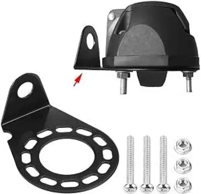 Image de Prise pour remorque, 7 et 13 pôles - Boîtier de connexion robuste et durable - pour voiture, remorque et usage extérieur