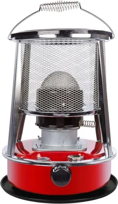 Zdjęcie produktu dla Mobilne urządzenie grzewcze na paliwo ciekłe, 2600W, przenośny piec na benzynę do użytku na zewnątrz i podczas biwakowania, grzejnik z knotem, zbiornik 4,6L, czas pracy do 18 godzin, awaryjne ogrzewanie bez użycia prądu, energooszczędne ogrzewanie do użytku na zewnątrz