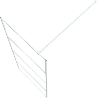 Obrázek produktu pro vidaXL Sprchová zástěna pro sprchový kout White 80x195 cm ESG Clear Glass