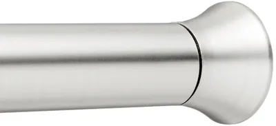 Image de A. Accessoires de salle de bain : Barre de tension réglable pour rideau de douche, de 107 à 185 cm, finition nickel