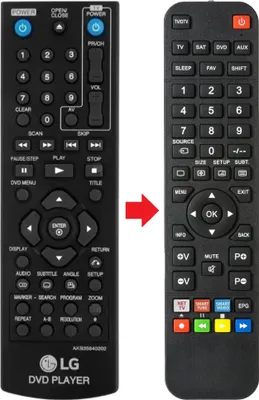 Produktbild von Fernbedienung passend für LG DP542H | DVX392 | DVX392H