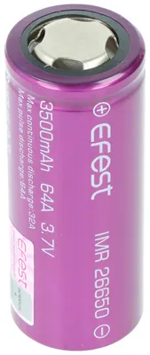 Produktbild von IMR26650 3500mAh 3,7V Li-Ion-Akku High Drain ungeschützt 26,2x66,2mm