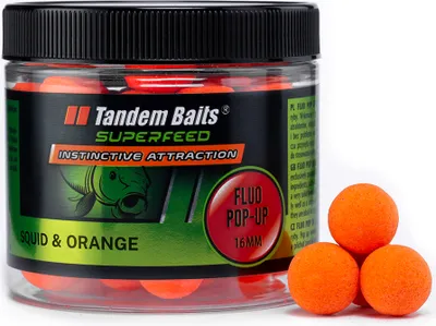 Image de SuperFeed Fluo Pop-Up 16mm/70g Calmar & Orange