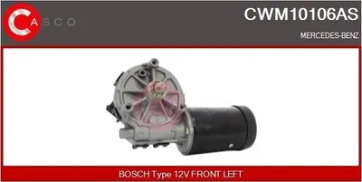 Produktbild von CASCO Scheibenwischermotor CWM10106AS vorne passend für MERCEDES-BENZ CLK (C208)