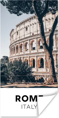Produktbild von MuchoWow® Poster Rom - Italien - Kolosseum 20x40 cm - Plakat - Foto