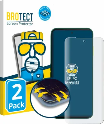 Produktbild von 2x BROTECT Fullscreen Schutzfolie für Fairphone 6 Displayschutz Folie Fullcover Matt Entspiegelungsfolie