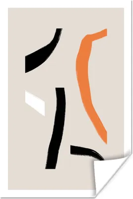 Produktbild von MuchoWow® Poster Abstrakt - Pastell - Design 120x180 cm - Kunstposter