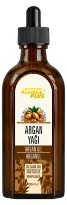 Produktbild von Softto+Plus Haarpflegeöl mit Arganöl | Anti-Frizz, Glanz & Pflege | 100 ml