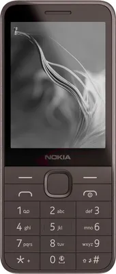 A front view of a Nokia feature phone.