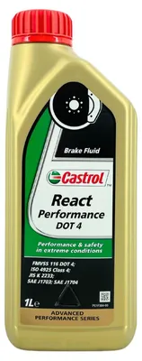 Produktbild von Castrol React Performance DOT 4 Bremsflüssigkeit 1 Liter (15F270)
