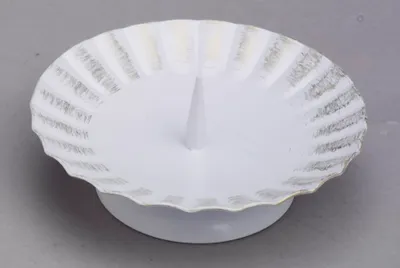 Produktbild von Kerzenhalter weiß/gold 12 cm