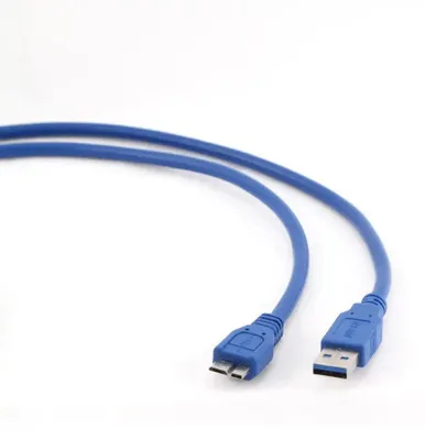 Obrázok produktu pre Gembird CCP-mUSB3-AMBM-0.5M, 0,5 m, USB A, Micro-USB B, USB 3.2 Gen 1 (3.1 Gen 1), Samec/samec, Modrá