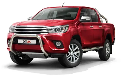 Produktbild von Stahl Frontbügel Frontschutzbügel für Toyota Hilux 2015-2022 mit ABE Silber