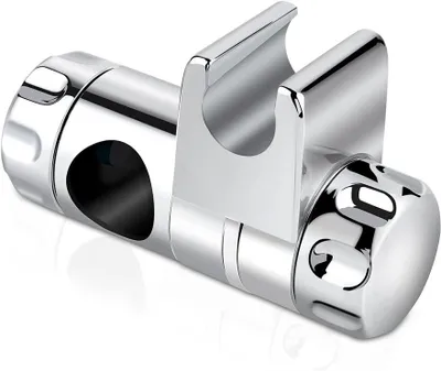 Immagine prodotto di Supporto per doccetta – Regolatore scorrevole – Per tubi doccia da 25 mm – ABS cromato
