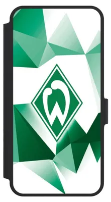 Produktbild von NIVOCASE Klapphülle für Samsung Galaxy A36 5G  Handyhülle aus Kunst Leder NIVOflip schwarz Offizielles Lizenzprodukt SV Werder Bremen Tarnmuster