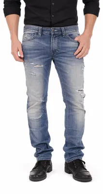 Produktbild von Diesel Thavar 0852M Herren Jeans Hose Slim Skinny