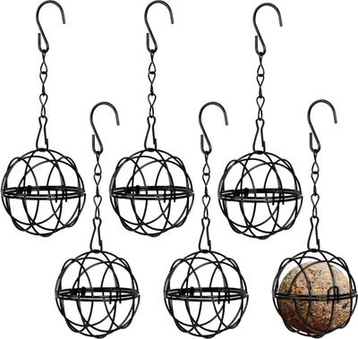 Produktbild von Meisenbollenhalter Vogel-Futterstation zum Aufhängen - Set von 6 Stück