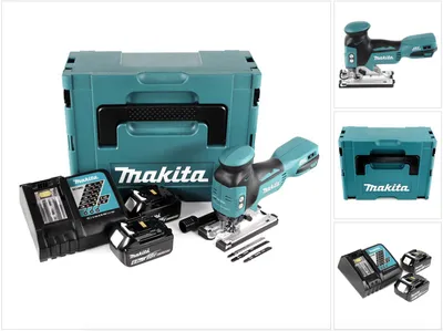 Productafbeelding van Makita DJV 181 RGJ accu pendelzaag 18V borstelloos + 2x accu 6,0 Ah + oplader + Makpac