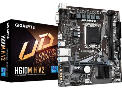 Immagine prodotto di GIGABYTE H610M H V2 scheda madre Intel H610 Express LGA 1700 micro ATX