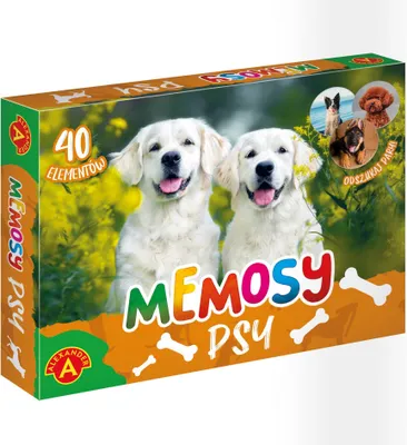 Zdjęcie produktu dla Gra Memosy Psy trening pamięci i spostrzegawczości