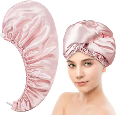 Obrázok produktu pre Mikrovláknový turban na vlasy s gombíkmi, s vysokou savosťou, 1 kus, určený na vlasy