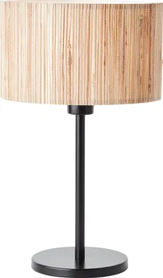 Obrázek produktu pro Stolní lampa BRILLIANT Wimea černá/přírodní 93107/76