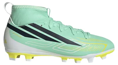 Obrázok produktu pre Adidas – Futbalové kopačky "F50 Hyperfast Club" s pevnou podrážkou pre deti, model SX1593 (38 EU), zelené
