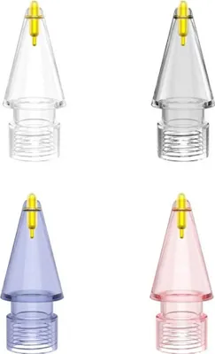 Obrázok produktu pre 4smarts 541471, Súprava hrotov, Modrá, Šedá, Ruže, Priehľadná, Meď, Polyoxymetylén (POM), Apple Pencil (1.Gen.), Apple Pencil (2.Gen.), Apple Pencil (USB-C), Apple Pencil Pro, 4smarts..., 10 g, 4 kusov