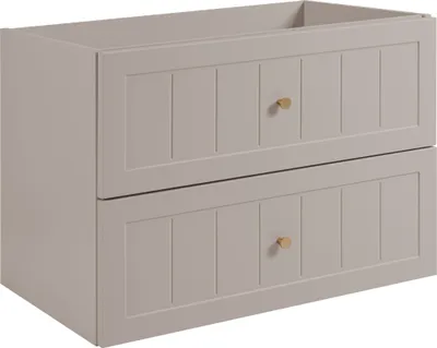 Produktbild von Waschbeckenunterschrank im klassischen Stil, Kaschmir, B 80 cm