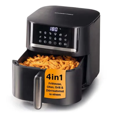 Produktbild von GOURMETmaxx 4in1-Heißluftfritteuse 1600 W, 6 L - Touchdisplay & Timerfunktion