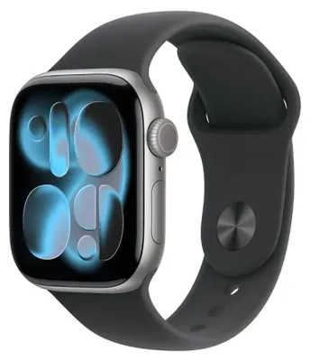 Zdjęcie produktu dla Smartwatch Apple Watch 11 42mm Kosmiczna szarość/Czarny pasek S/M meqw4