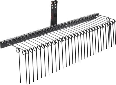 Produktbild von VEVOR tažené hrábě, tažený vertikutátor 1830 mm s 32 ocelovými hroty, hrábě na trávu pro připojení k traktoru kategorie 1, 3bodový závěs pro traktor, na listí, jehličí, slámu a trávu
