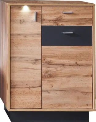 Produktbild von trendteam Garderobe Schuhschrank  Wotan Eiche Nachbildung 69 x 96 x 35 cm