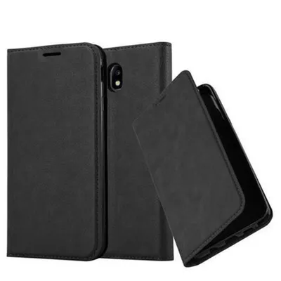 Produktbild von Cadorabo Hülle für Samsung Galaxy J5 2017 Schutz Hülle in Schwarz Handyhülle Etui Case Cover Magnetverschluss