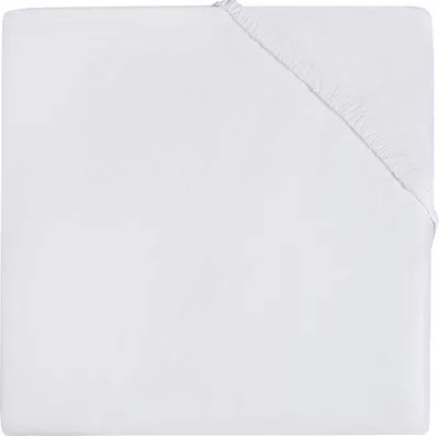 Produktbild von Jollein Spannbettlaken Baumwolle 70 x 140 cm Weiß