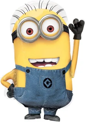 Productafbeelding van SuperShape Minion Foil Balloon Folie ± 40 cm x 63 cm