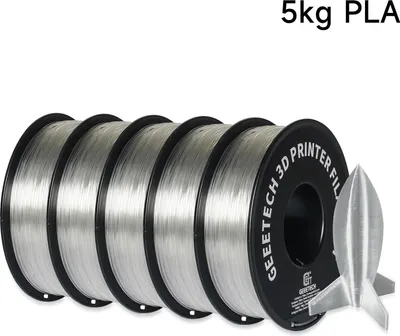 Obrázek produktu pro Filament pro 3D tiskárny PLA – 1,75 mm – cívka 5 kg – tolerance rozměrů ±0,03 mm – délka 343 m – průhledný