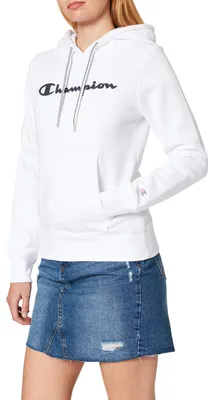 Productafbeelding van Champion dames oversized trui met capuchon, wit, maat S