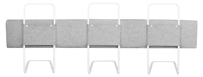Productafbeelding van QEENTOE Bedhek, valbeveiliging, schuimrubberen bedhek voor kinderbed, antislip, wasbare hoes, geschikt voor peuters, grijs, 180 cm