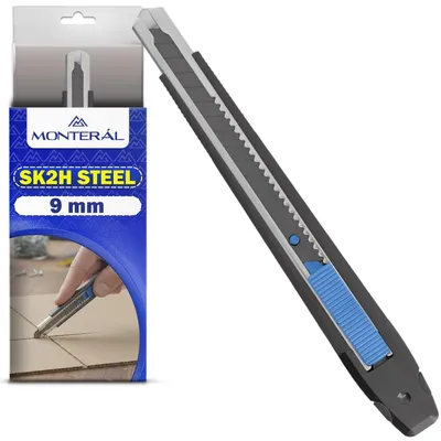 Professioneller Cutter 9 mm, SK2H-Klinge, 20 kg Widerstand