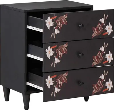 Produktbild von vidaXL Nachttisch Mehrfarbig 50 x 33 x 60 cm Massivholz Mango