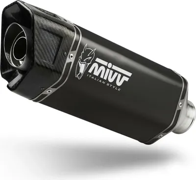 Produktbild von Kompletter MIVV SR-1 Hochschwarzer Auspuff für SUZUKI GSX-8S
