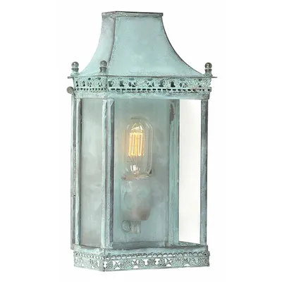 Obrázok produktu pre Vonkajšie nástenné svietidlo Elstead Regents Park E27 verdigris IP44