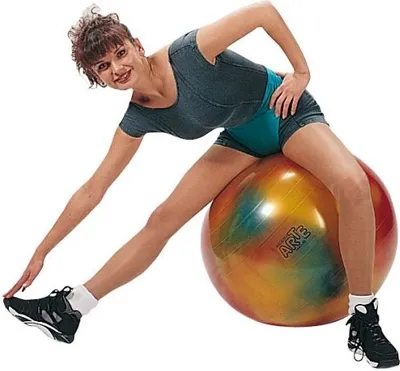 Produktbild von Gymnic Gymnastikball Arte 55 cm bunt, platzsicher, für dynamisches Sitzen, Körpergröße 145-155 cm