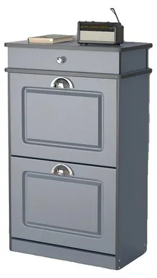 Immagine prodotto di Scarpiera, design compatto, elegante soluzione di contenimento, GRIGIO
